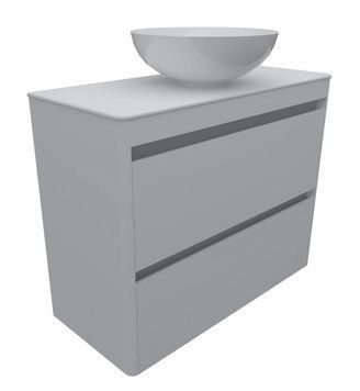 Тумба с умывальником Fancy Marble (Буль-Буль) Fiji 90-2 Kris (белая) 1007307 фото