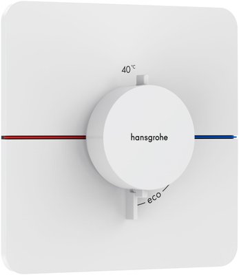 Центральный термостат для душа Hansgrohe ShowerSelect Comfort Q 15588700 скрытого монтажа (белый матовый) 694254 фото