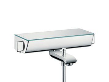 Смеситель для ванны Hansgrohe Ecostat Select 13141000 с термостатом (хром) 91465 фото