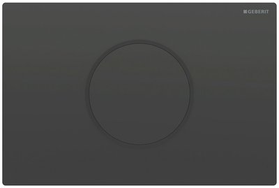 Змивна клавіша Geberit Sigma 10 (115.908.DW.6) електронна батарея 3 В (чорний/чорний матовий) 683930 фото