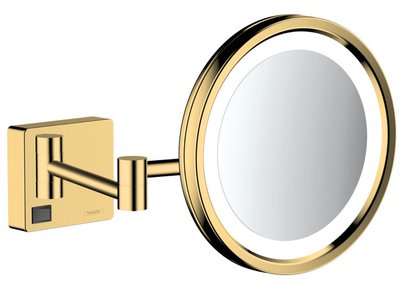 Косметичне дзеркало Hansgrohe AddStoris 41790990 з LED підсвічуванням (золото) 491592 фото