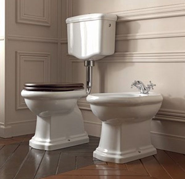 Унітаз-компакт Kerasan Retro 101001/107201/754391/750491 (білий/золото) вер-й випуск 271267 фото