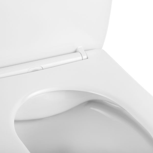 Унітаз підвісний Kroner KRP-C934UF Rimless з сидінням Slim Soft-close 847590 фото