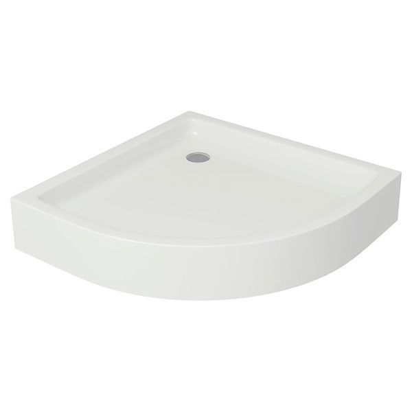 Душова кабіна Cersanit Brasco 90x90 (S168-002) профіль хром/скло прозоре + піддон S204-004 986676 фото