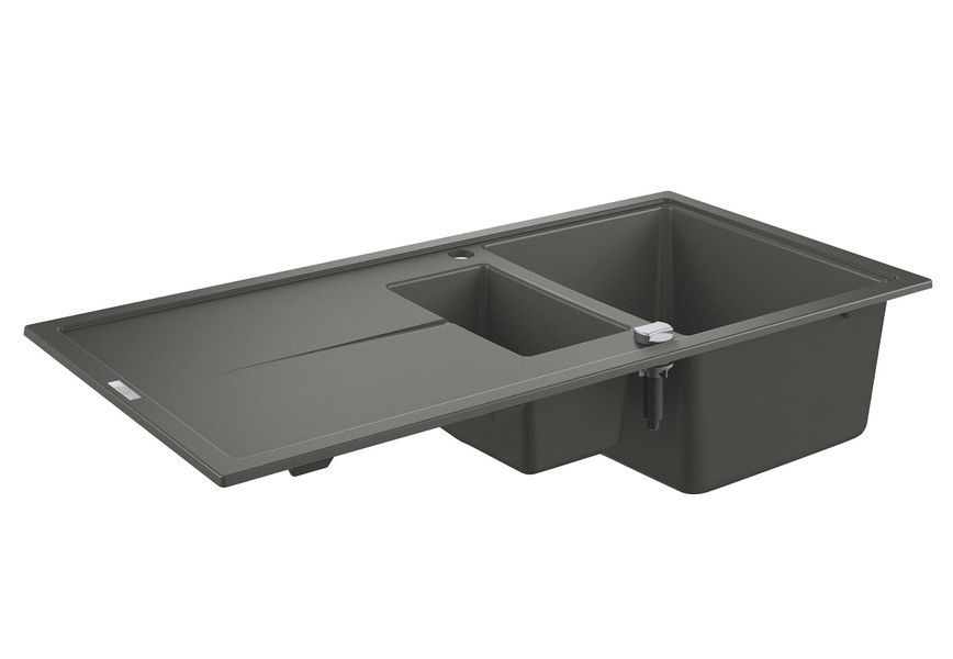 Гранитная мойка Grohe K400 100x50 (31642AT0) серый гранит 277156 фото