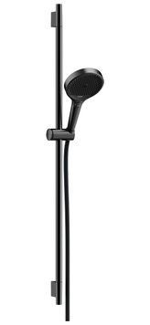 Душевой набор Hansgrohe Rainfinity 130 3jet S Puro 28743340 900 мм со шлангом 160 см (чёрный матовый хром) 694401 фото