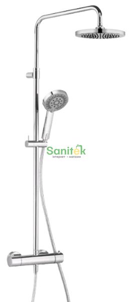 Душевая система Kludi A-Qa Dual Shower System 6619505-00 с термостатом (хром) 142499 фото