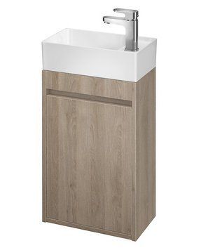 Тумба під умивальник Cersanit Crea 40 (дуб) 516933 фото