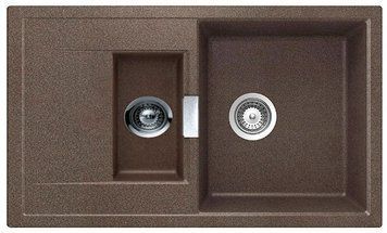 Гранітна мийка Schock Mono D-150 Cristadur Bronze 87 (53086087) 144249 фото