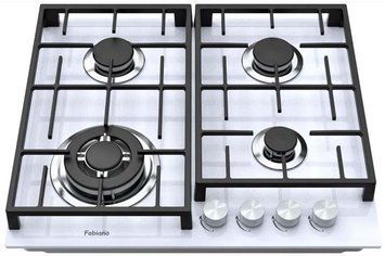 Варочная поверхность газовая Fabiano FHG 8244 VGHT White Glass (8111.406.1471) 849291 фото