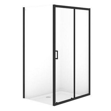 Душевая кабина Cersanit Brasco 120x90 (S168-016) профиль черный/стекло прозрачное 986667 фото