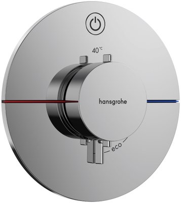 Змішувач для душа Hansgrohe ShowerSelect Comfort S 15553000 скрытого монтажа с термостатом (хром) 694170 фото