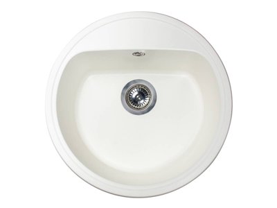 Гранітна мийка Miraggio Malibu (0000031) white/біла 502421 фото