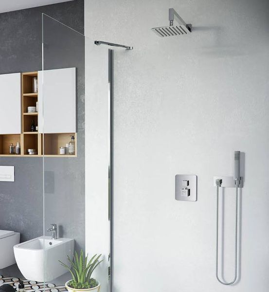 Душова система Excellent Frost Quatro Termo AREX.4403CR з термостатом (хром) 283401 фото