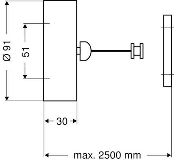 Натяжная веревка для белья Emco System 3554 001 25 311288 фото