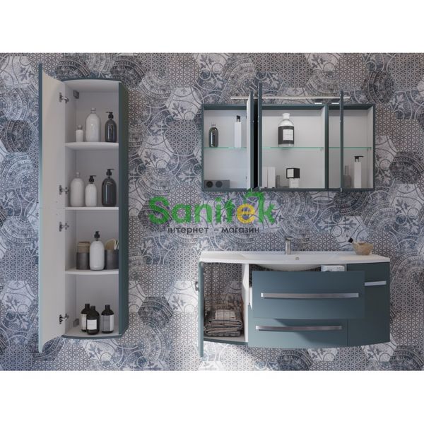Дзеркало для ванної кімнати Ювента Botticelli Vanessa VnМС-120 (біле) 283083 фото