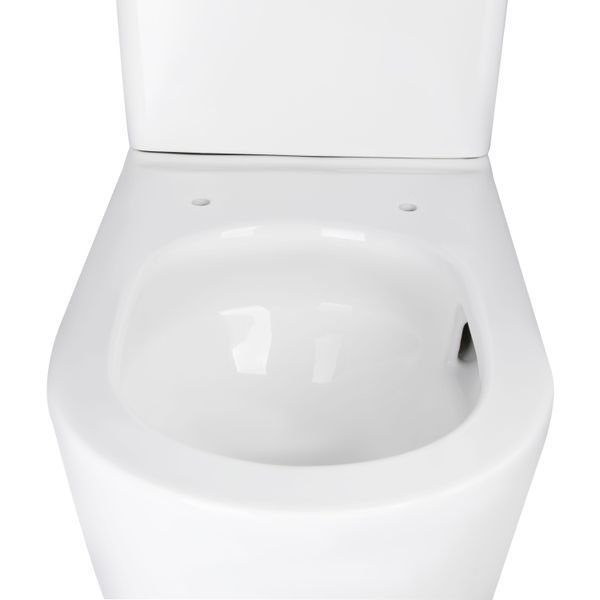 Унітаз-компакт Qtap Scorpio Ultra Quiet (QT14222125AUQW) з сидінням Slim Soft-close 831301 фото
