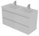 Тумба с умывальником Fancy Marble (Буль-Буль) Borneo 1200 Lucia 1200D (Белая) 1007461 фото 3