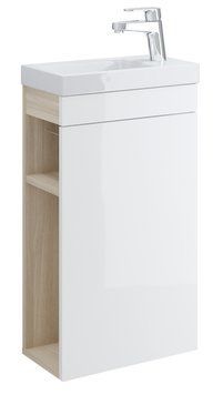 Тумба с умывальником Cersanit Smart 40 с умывальником Como 40 (белая) 134027 фото