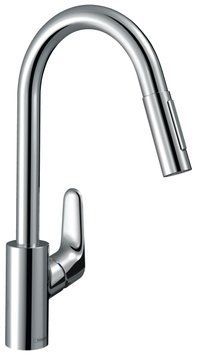 Змішувач для кухні Hansgrohe Focus M41 240 EcoSmart 31833000 з душем 2jet (хром) 304580 фото