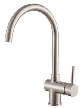 Змішувач для кухні Fabiano FKM 39 S/Steel Inox (8232.401.0192) нержавіюча сталь 149566 фото