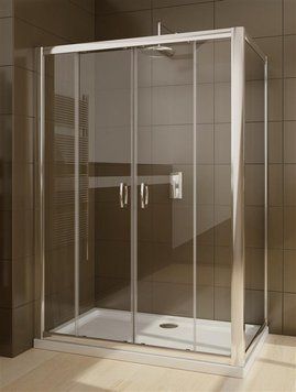 Душова кабіна Radaway Premium Plus DWD+S 160x80 (33363-01-06N+33413-01-06N) профіль хром/скло фабрік 265230 фото