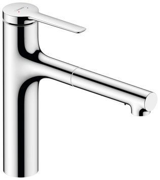 Змішувач для кухні Hansgrohe Zesis M33 160 74804000 з душем 2jet (хром) 538405 фото