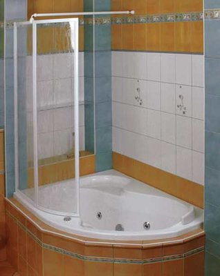 Шторка для ванни Ravak VSK2 Rosa II 170 L (76LB010041) білий профіль/полістирол Rain (ліва) 151505 фото