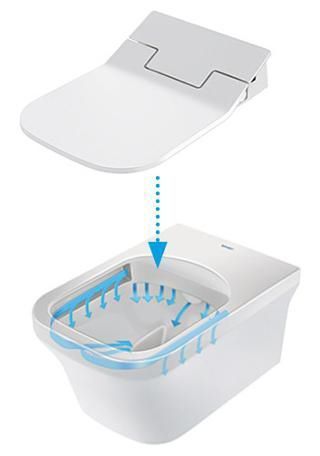 Унітаз підвісний Duravit P3 Comforts SensoWash Rimless 2561590000 132617 фото