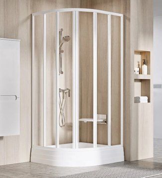 Душевая кабина Ravak Supernova SKKP6-80x80 195 (3204O102Z1) белый профиль/стекло Transparent 435658 фото