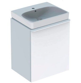Тумба з умивальником Geberit Smyle Square 50 см (500.363.00.1/500.256.01.1) білий 538092 фото