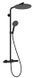 Душевая система Hansgrohe Raindance Alive S Puro 300 1jet Ecostat Element 24592670 с термостатом (черный матовый) 987205 фото 1