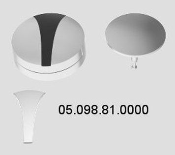 Накладка для сифону на ванну Sanit Swing (05.098.81.0000) 283323 фото