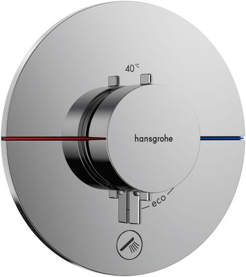 Смеситель для душа Hansgrohe ShowerSelect Comfort S 15562000 скрытого монтажа с термостатом (хром) 694195 фото