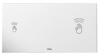 Смывная клавиша Viega Visign for Care (653828) электронная 230 В (белая) 125993 фото