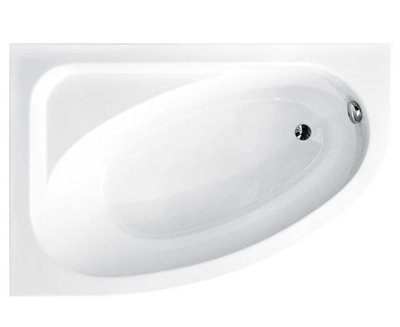 Ванна акриловая Besco Cornea 150x100 (WAC-150-NL) без ножек, левая 371332 фото