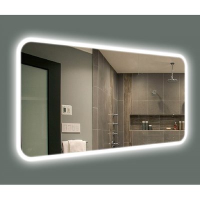 Зеркало для ванной комнаты Devit Acqua 100 (5257100) с LED подсветкой тачсенсор и подогрев 519881 фото