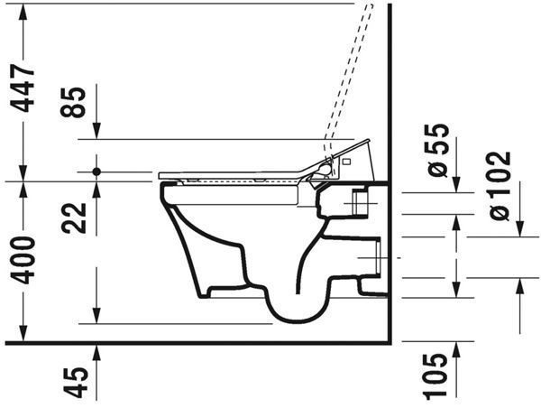 Унітаз підвісний Duravit P3 Comforts SensoWash Rimless 2561590000 132617 фото