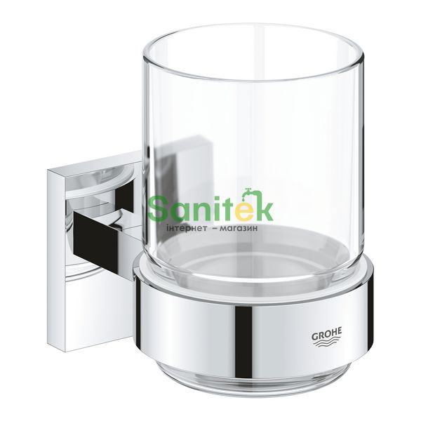 Склянка для ванної Grohe Start Cube 41097000 (хром) 696002 фото
