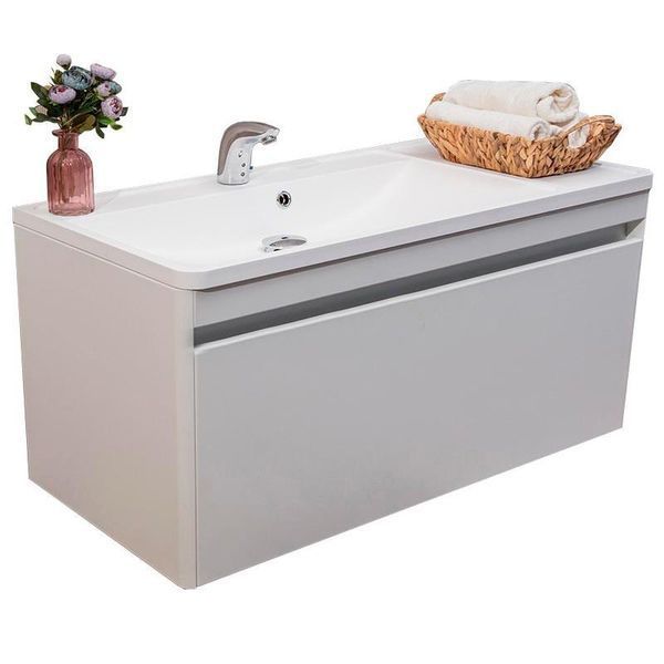 Тумба з умивальником Fancy Marble (Буль-Буль) Aspen 100 Sacramento (біла) 503966 фото