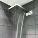 Верхній душ Paffoni Cascade ZSOF099ST 530х160мм (сталь) 2 режими 518576 фото 3