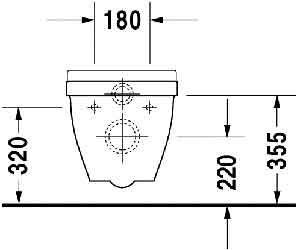 Унитаз подвесной Duravit Starсk 3 2202090000 5276 фото