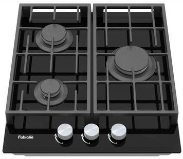 Варочная поверхность газовая Fabiano FHG 8453 VGH Black Glass (8111.406.1484) 849284 фото