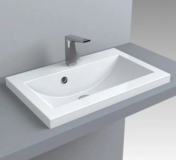 Умывальник Fancy Marble Jody 600x390 мм (1606103) белый матовый 369893 фото