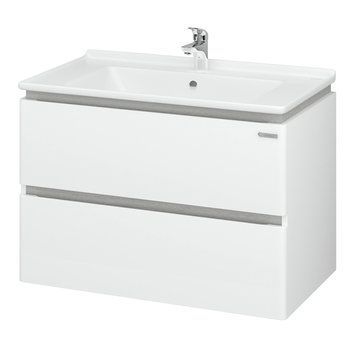 Тумба с умывальником Sanwerk Amata Air 80 (MV0000793) белая 271486 фото