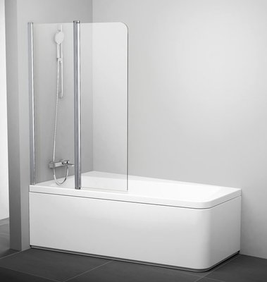 Шторка для ванни Ravak 10CVS2-100 L (7QLA0103Z1) білий профіль/Transparent (ліва) 151422 фото