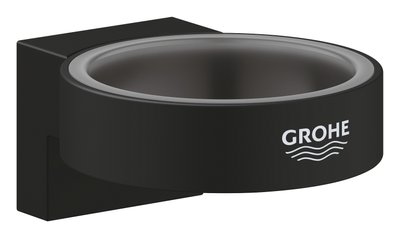 Тримач Grohe Selection 41217KF0 для склянки/диспенсера (фантомний чорний) 711875 фото