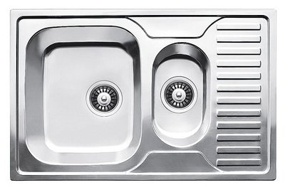 Кухонна мийка Fabiano BR 78x50x15 см (8213.401.0012) полірована матова 262326 фото