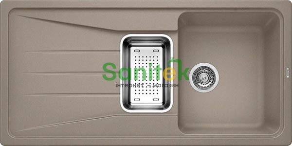 Гранітна мийка Blanco Sona 6S (519858) сірий беж 143014 фото
