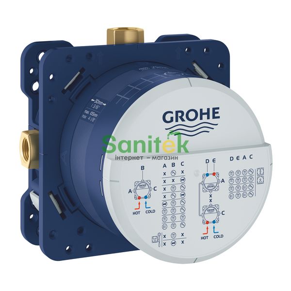 Душова система Grohe Grohtherm SmartControl UA122507KF з термостатом (чорний матовий) 826516 фото